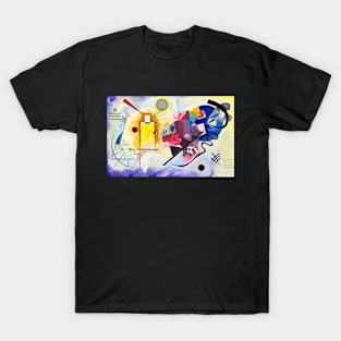 Kandinsky 1925, Abstract Painting Yellow Red Blue T-Shirt